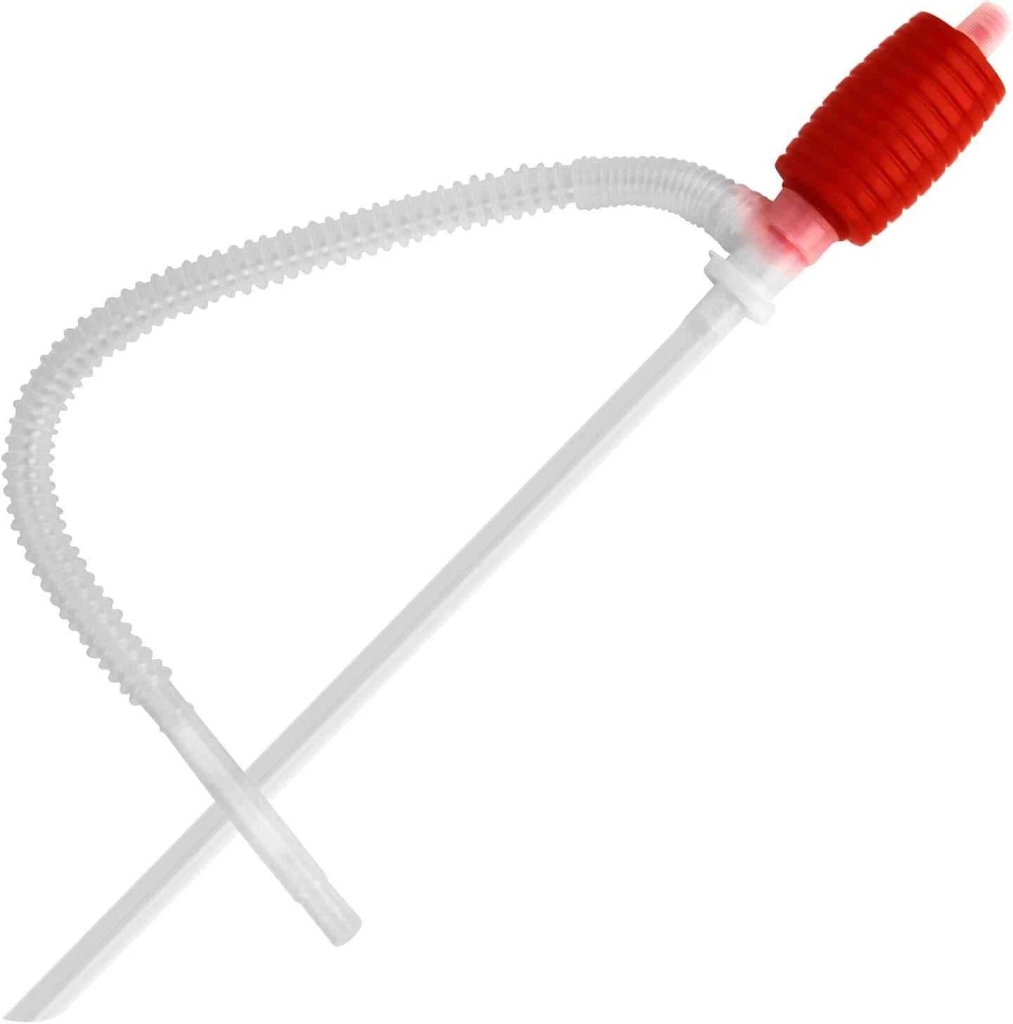 CVS2020.COM Manual Drum Siphon Pump Heavy Duty Hand Transfer Pump for Oil, Diesel, Water & Non-Corrosive Chemicals – Leak-Resistant Portable for Small Drums Garage (25L)