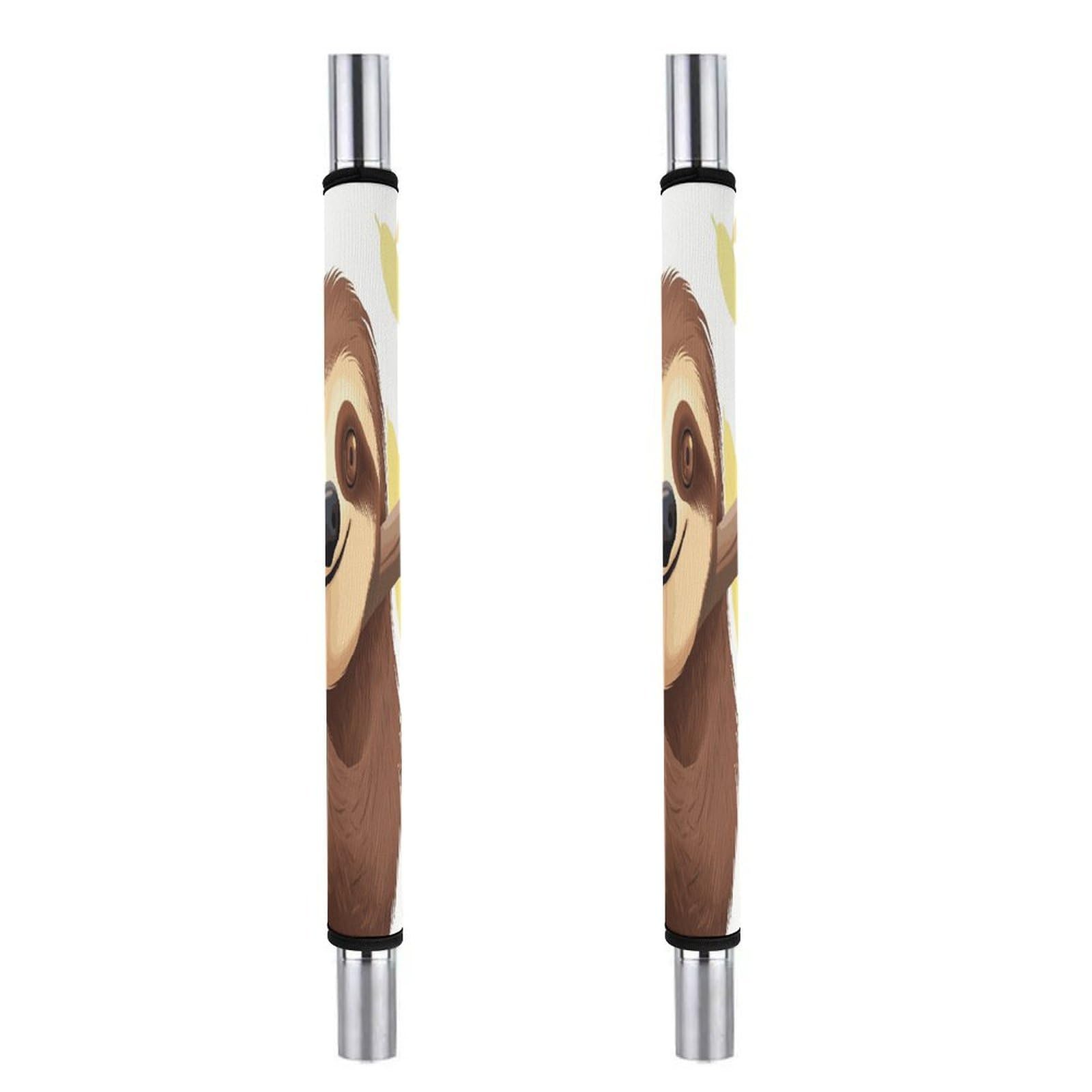 ADFGYERH Sloth Refrigerator Door Handle Covers 2 PCS, Refrigerator Handle Covers Non-Slip Fridge Handle Covers for Oven Microwave Dishwasher Appliance Door Sleeves