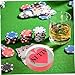 BESTonZON Acrylic Poker Button Double-Sided Game Accessory for Poker Parties Lightweight for Addition to Card Games