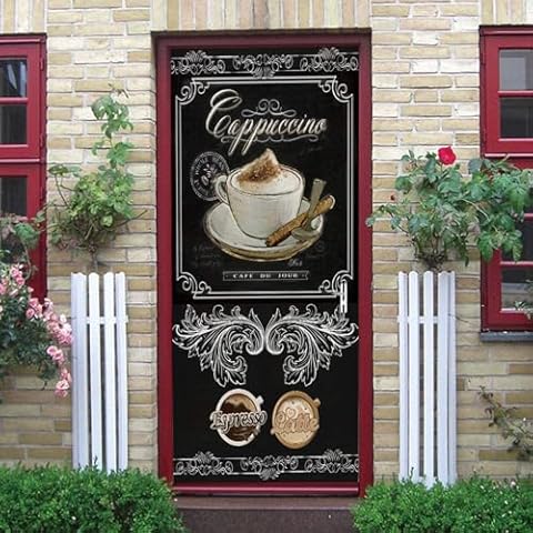 3D Door Stickers for Stylish Home Decor Cover