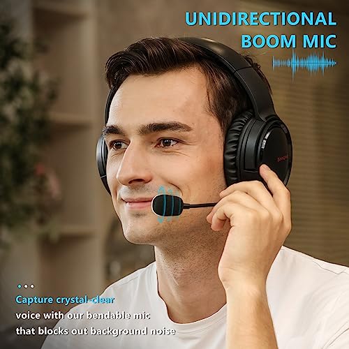 Binnune BW02 2.4Ghz Wireless Gaming Headset For Ps5 Ps4 Pc,Ns thumb #2