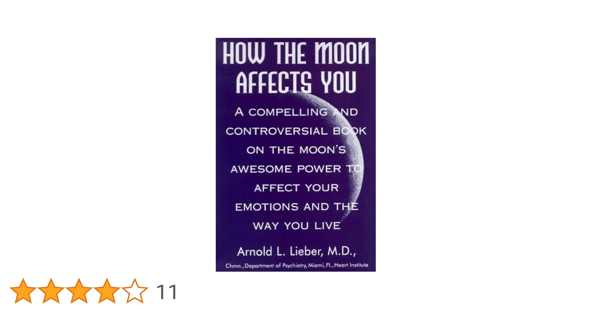 洋書 The Lunar Effect by Arnold L. Lieber The Lunar Effect : Lieber, Arnold L.: Amazon.it: Libri