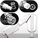 LUTER 6 Piezas 60ML Botellas de Plástico Transparente de Viaje de con...