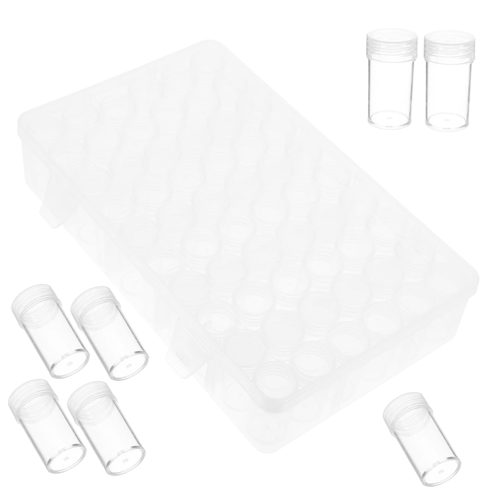 HANABASS Plastic Jewelry Storage Box Organizer Storage Box Craft Supply Organizer