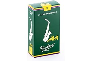 Vandoren JAVA Alto Saxophone Reeds - Strength 3 (Box of 10)