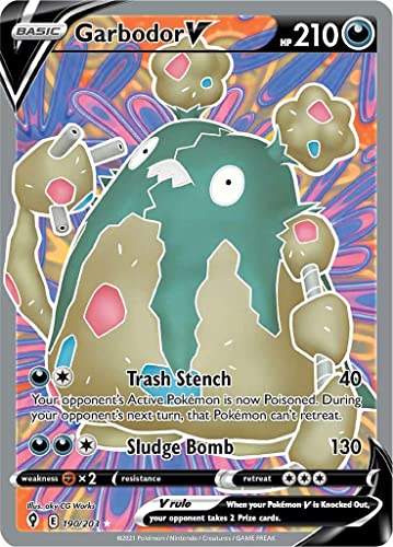 Garbodor V - 190/203 - Ultra Rare (Full Art) - Sword & Shield - Evolving Skies