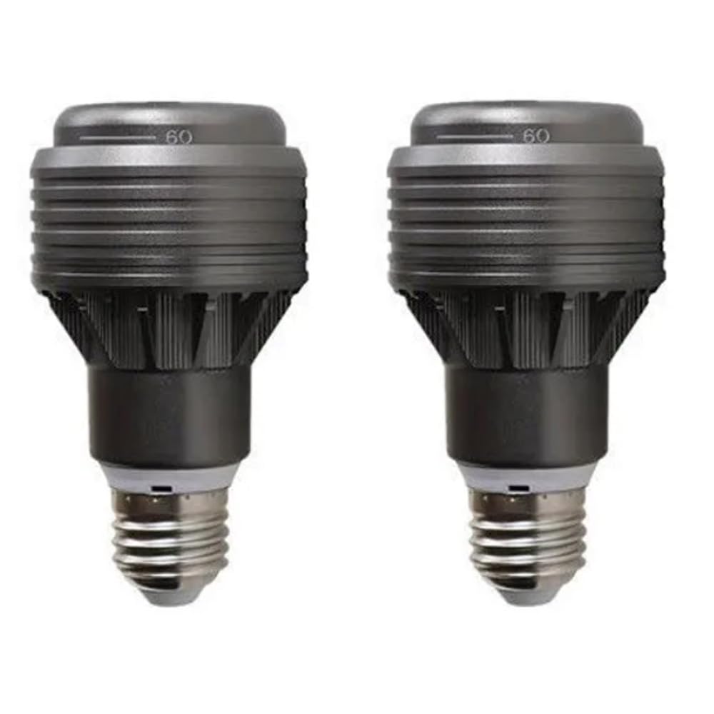 2 Piezas E27 12W 110V 220V LED Zoom Bombilla Foco Luz Cálida Foco Tres Colores Comedor Salón Ajustable Luz Interior,Warm white