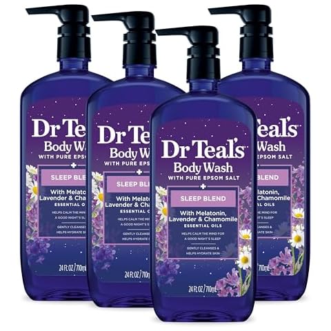 Dr Teal's Body Wash with Pure Epsom Salt, Sleep Blend with Melatonin Cover