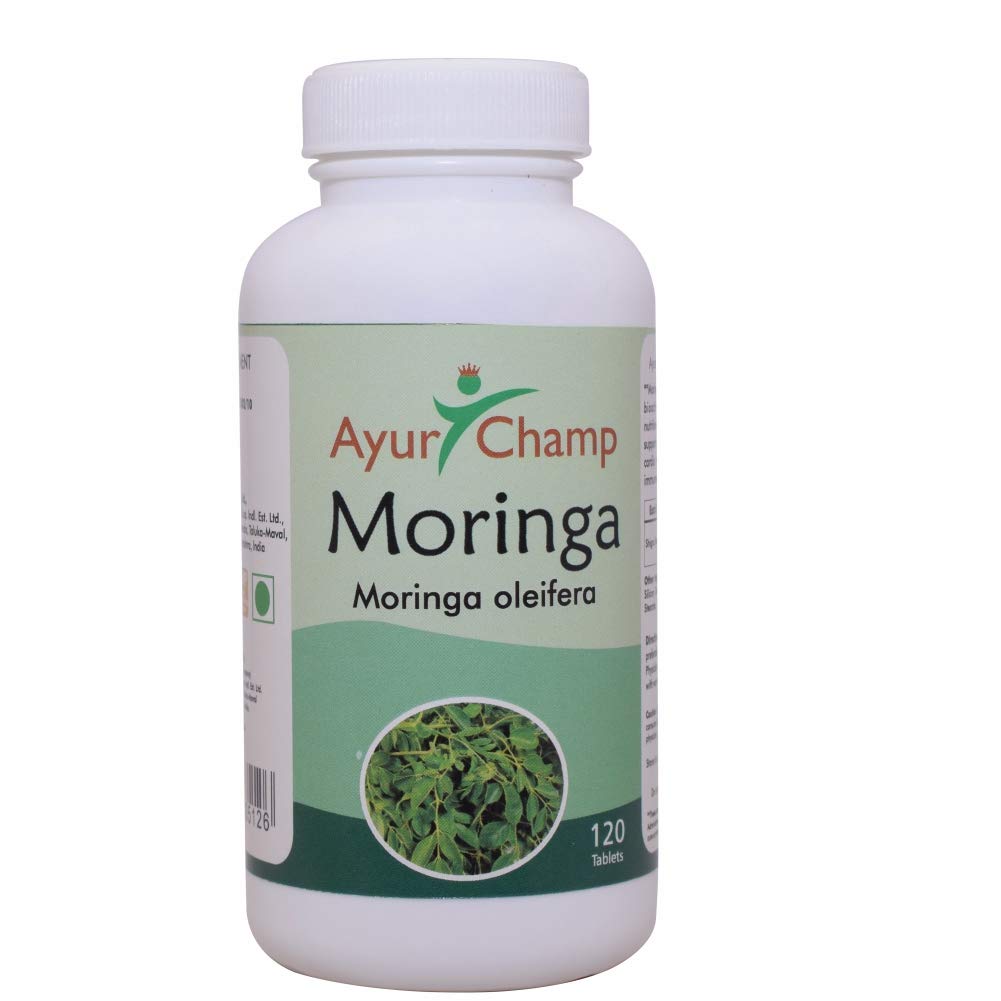 Ayur Champ - Pack Of 4 -Moringa Tablets 500mg - 120 Tablets