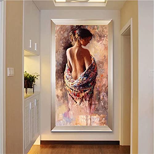 Likixin 5D Diamond Painting, femme sexy Broderie Diamant Kit Complet, DIY Peinture Diamant pour Enfants et Adultes, Strass Broderie Point De Croix Arts Craft...
