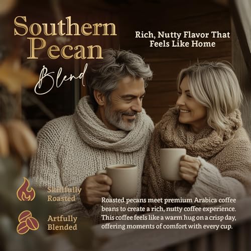 Café en grano sabor a nuez pacana Southern Pecan orgánico medio tostado miniatura 4