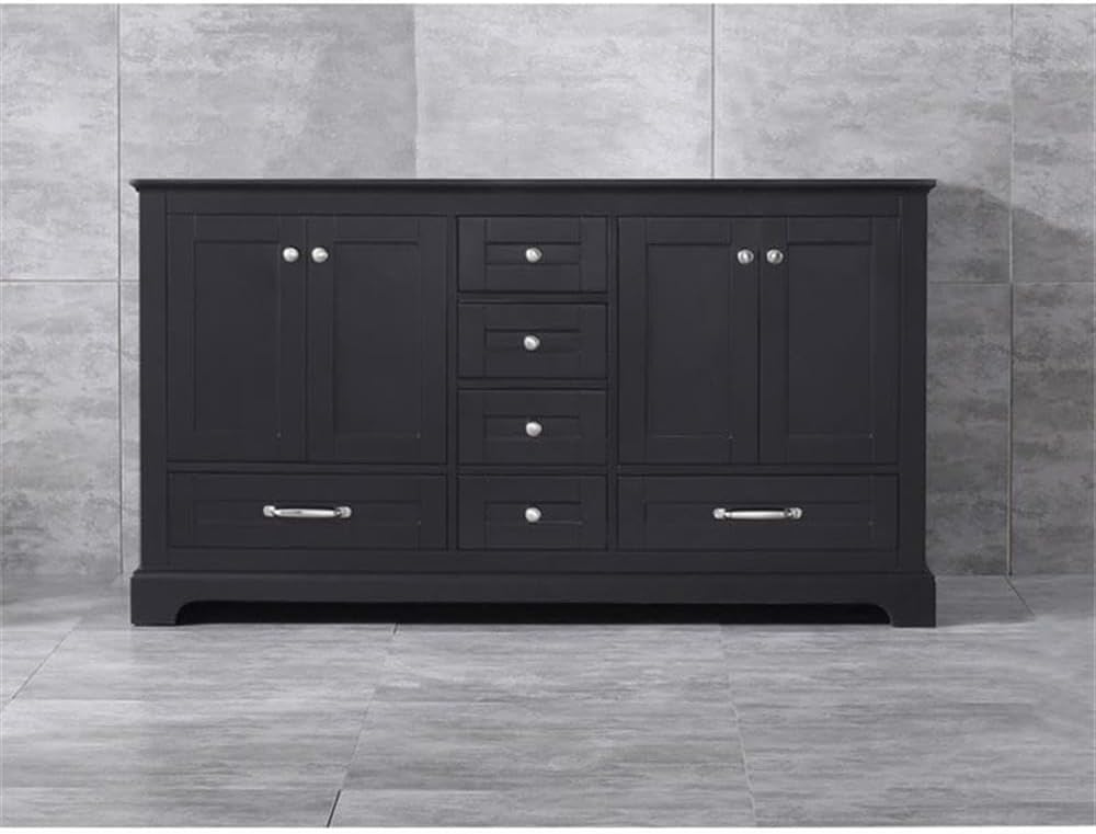 Dukes 60 in. W x 22 in. D Espresso Double Bath Vanity