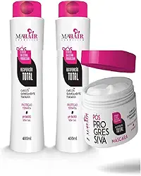 Kit Capilar Pós Progressiva - Mahair - Shampoo + Condicionador + Máscara