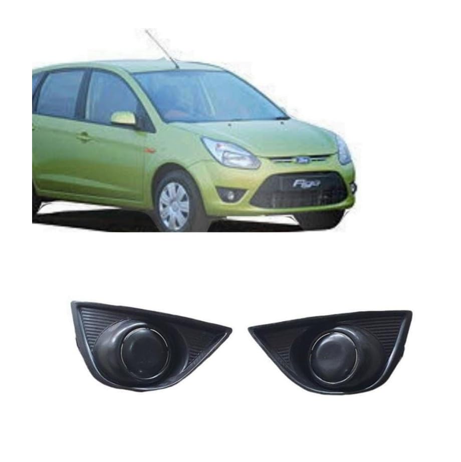 Front Fog Lamp Cover/Grill Black O.E Type Compatible With - Ford Figo Type 1-image-10