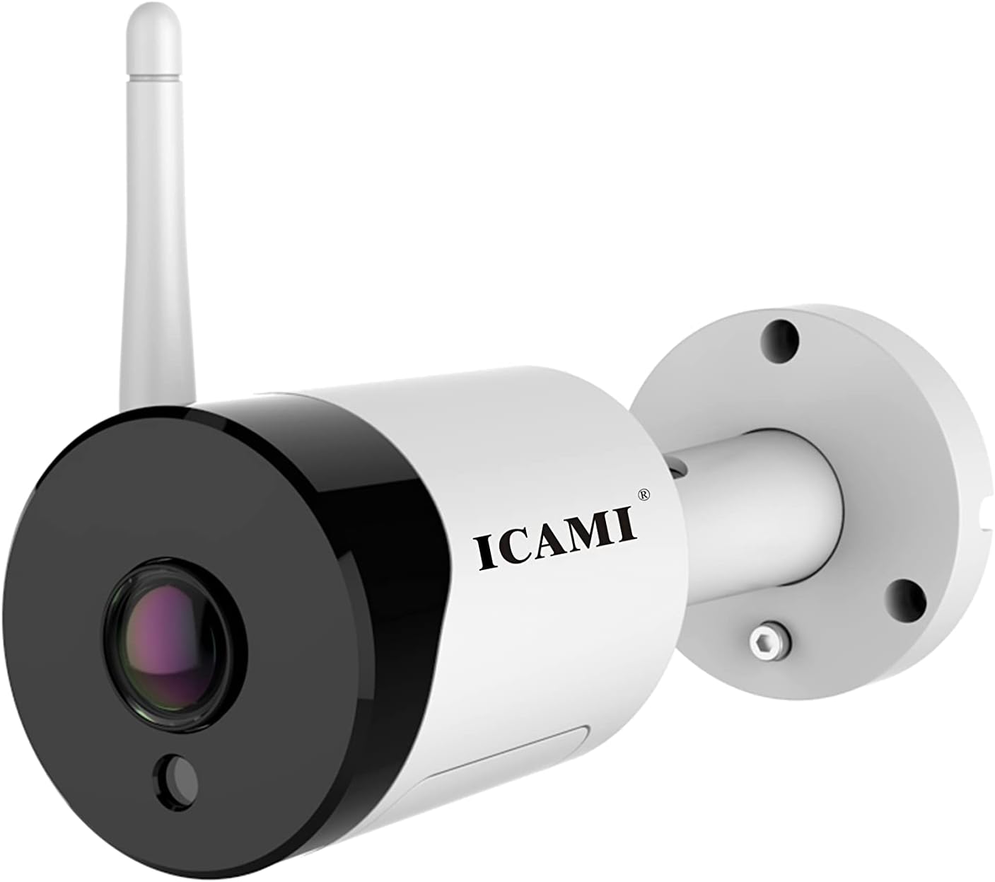 Security Camera Outdoor Wireless 1080p WiFi Waterproof SD Card with Remote View Two-Way-Audio Motion Detection