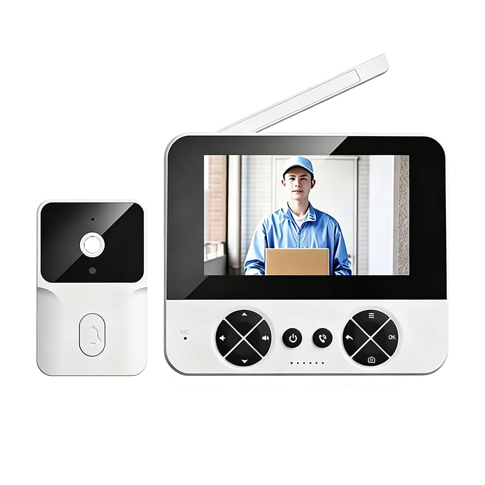 インターホン ワイヤレス ドアホン カメラ付き 通話 録画 Alexa連動 Amazon.co.jp: インターホン ワイヤレス 工事不要 防犯カメラ モニター