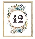 ✅ INCLUYE: 1 a 20 de la tabla del | Tamaño: (4" x 6" ) | Marco no incluido