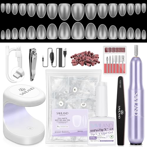SAVILAND Advanced Gel Nail Kit Almond