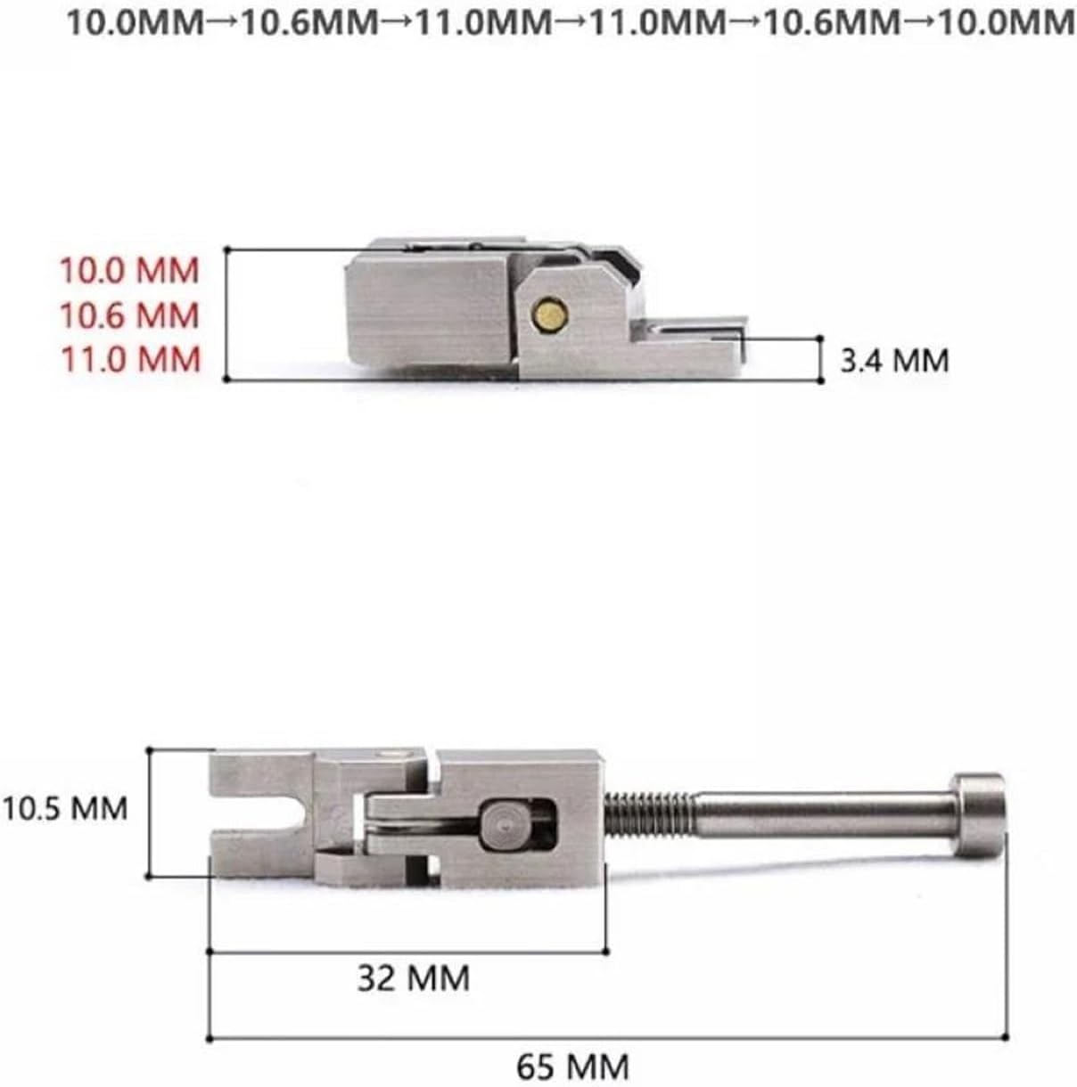 1 Set Of 6 Pieces Electric Guitar Bridge Stainless Steel Saddles For FR Floyd Rose Tremolo System