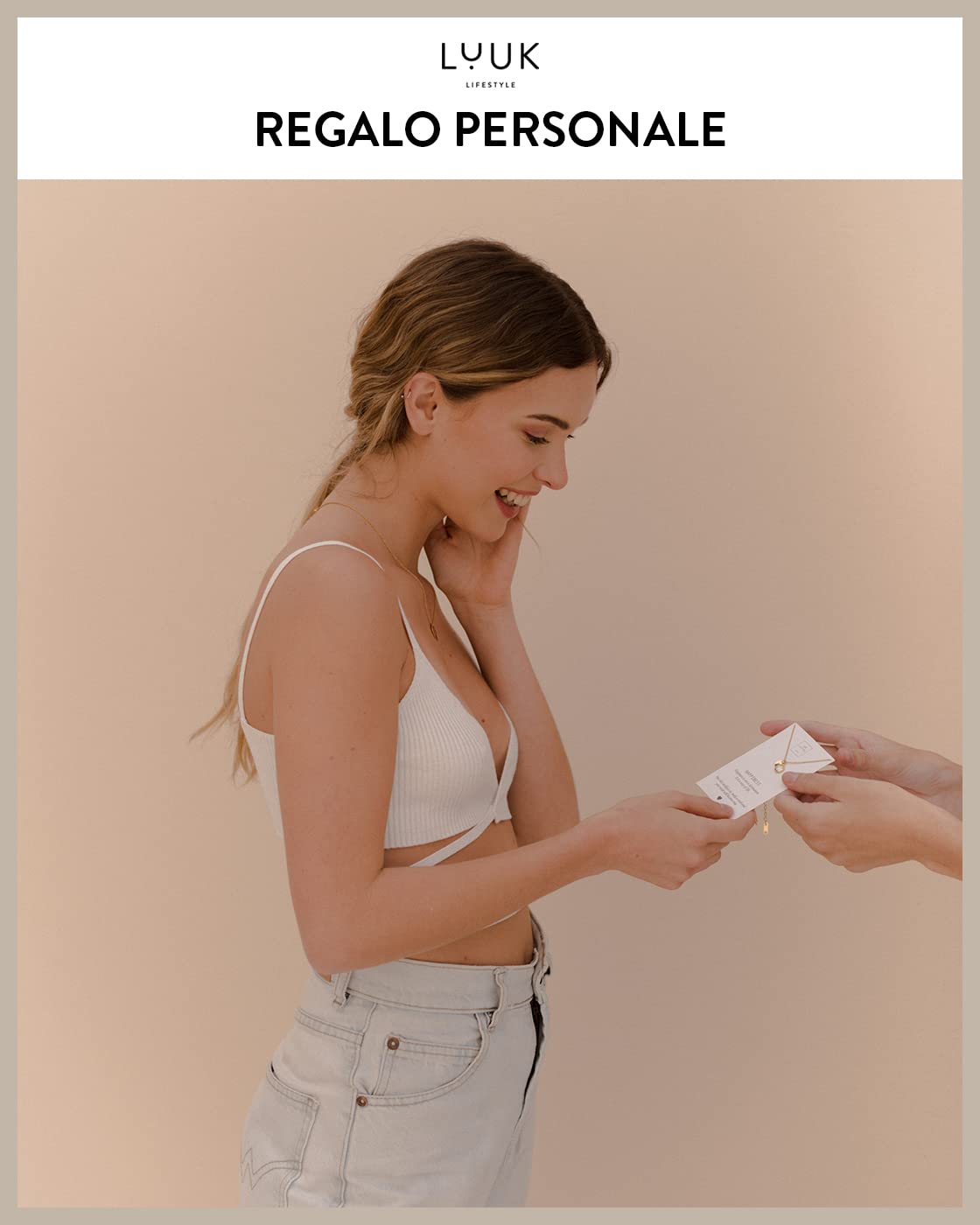 LUUK LIFESTYLE Collane femminili in acciaio inox con ciondolo, gioielli alla moda per tutti i giorni, compagni di viaggio, vacanze o vita quotidiana, idea regalo alla moda, in argento, oro e rosa