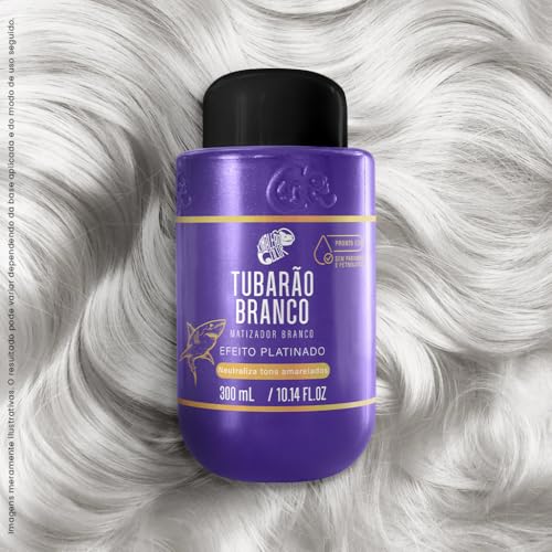 KAMALEÃO COLOR Matizador Branco Pronto Uso Tubarão Branco 300 Ml