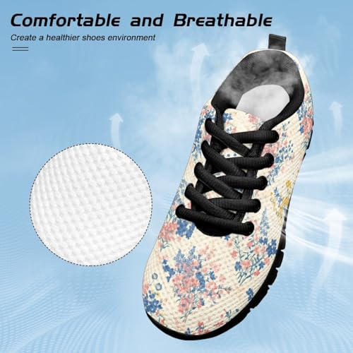 MARSVOVO Spring Summer Fall Running Shoes for Girls Non-Slip Outdoor Tennis Hiking Lightweight Breathable Sneakers Kids4