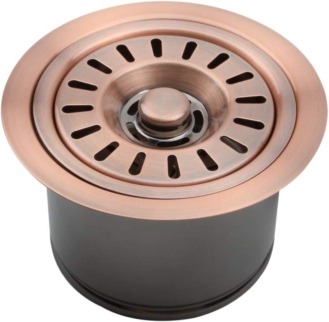 Buy Copper Kitchen Sink Garbage Disposal Flange Stopper One Size Disposal Rim Fit 3 1 2 Inch Standard Sink Drain Hole Akicon 2 85 Height Online In Uk B07zfwgn51