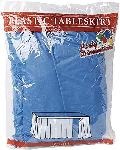Party Dimensions Plastic Table Skirt, 29 by 14-Feet