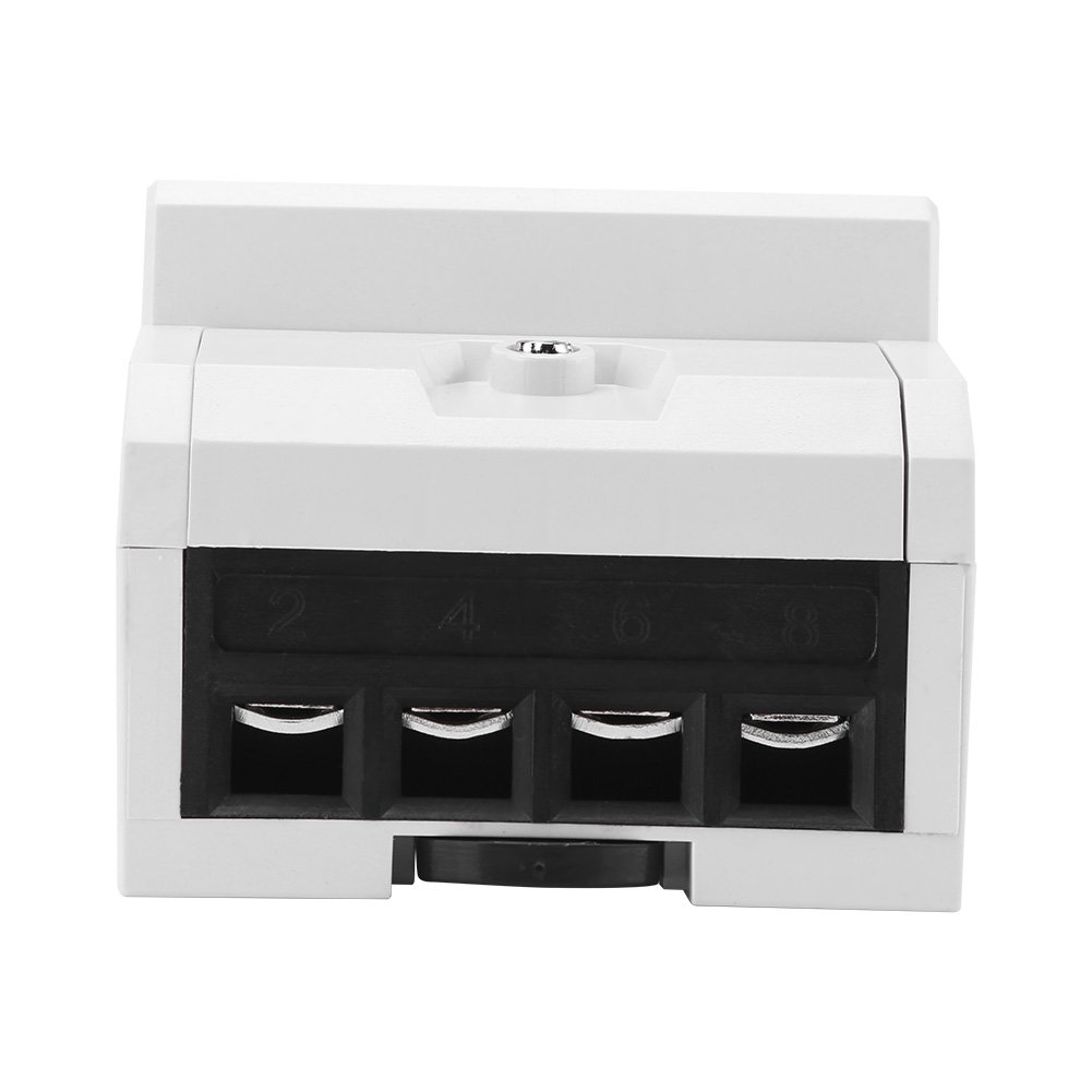 Bottom view of the Jectse XTM024 meter showing the terminal openings