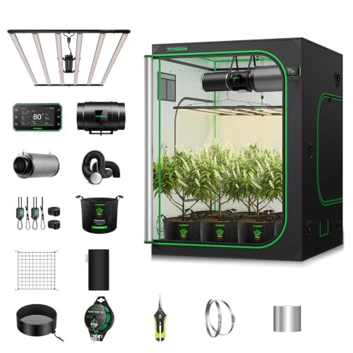 Image of VIVOSUN GIY 5x5 Smart Grow Tent Kit WiFi-Integrated 750W LED Grow System
