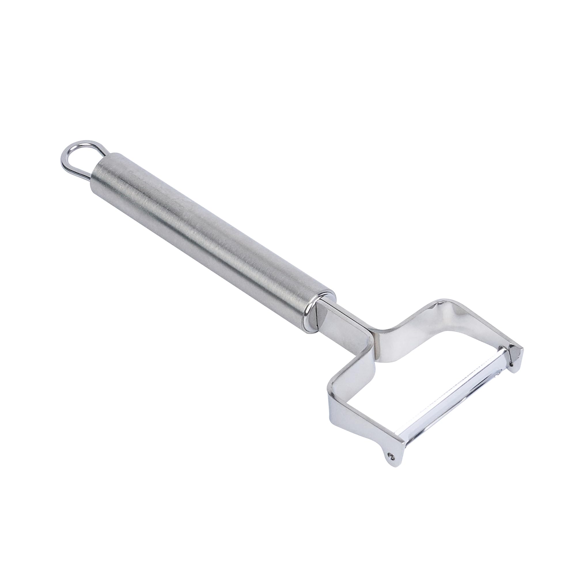 German Standard - Pelador de verduras de 6.6 pulgadas, pelador de patatas en 1 Y, hoja ultra afilada, mango ergonómico, pelador de frutas de acero inoxidable, apto para lavavajillas, para calabacín,