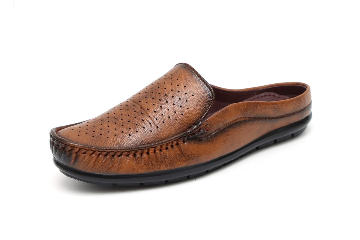 EAST WING Tan Synthetic Leather Cut Shoe for Men Stylish - 6 UK (B0C5DZTKVC) Amazon Price History, Amazon Price Tracker