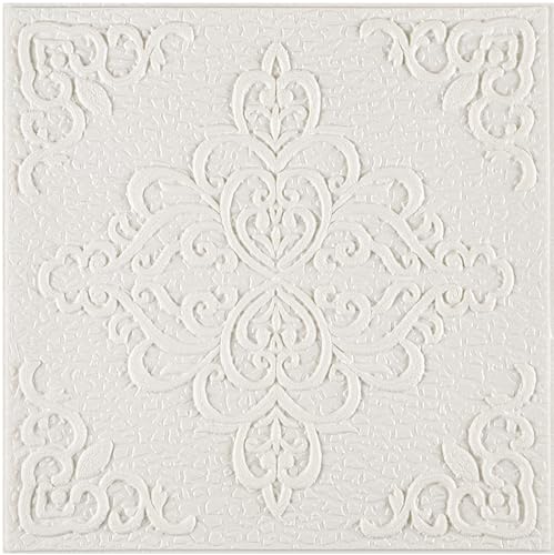 Alow Peel and Stick Ceiling Tile,Waterproof 3D Ceiling Tile,Self Adhesive for Kitchen,Dining Room,Bedroom(13.8in x 13.8in,16pcs)