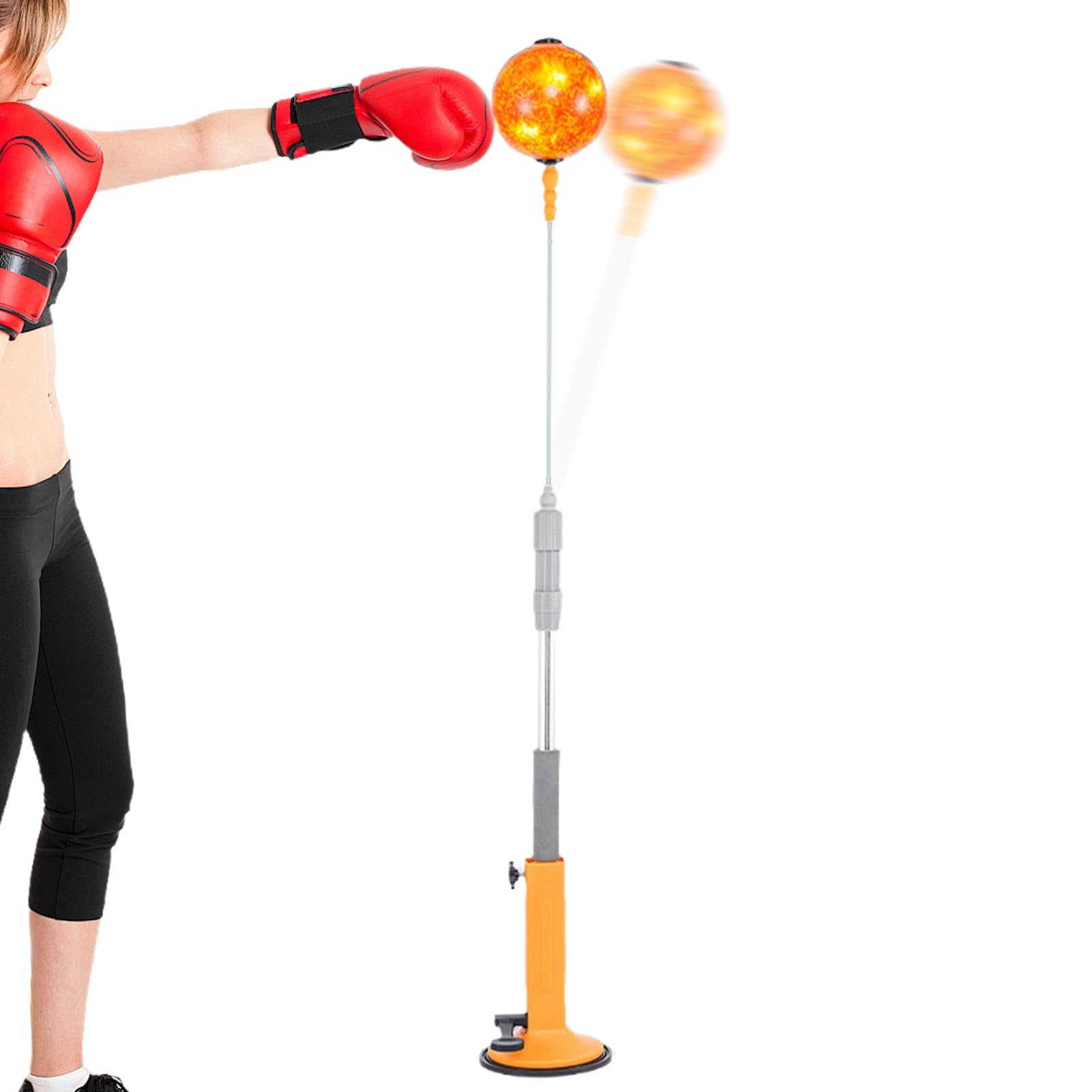 Fenayuu Punching Ball - Sac de Frappe avec Support - Sac de Frappe autoportant réglable - Coordination œil-Main - Hauteur réglable pour Les Fenayuu Punching Ball - Sac de Frappe avec Support - Sac de Frappe autoportant réglable - Coordination œil-Main - Hauteur réglable pour Les