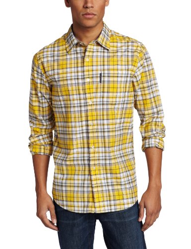 Ecko Unltd. Men's Ls Yarn Dye Woven