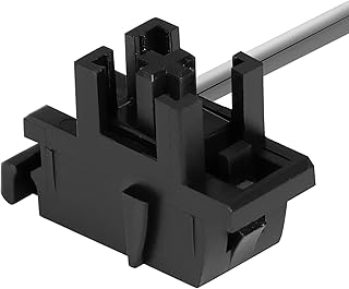 DUROCK Black Plate Mount Stabilizers 2U 6.25U 7U for Cherry Style Snap in Stabilizers Compatible Mechanical Keyboards (Black 104 Keyboard Kit) B-104