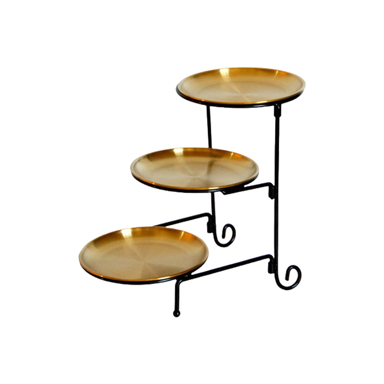 MICFENY Elegant 3 Tiered Cake Display Stand Detachable Sweet Holder Serving Platter for Dessert Cupcake Fruits and Snacks