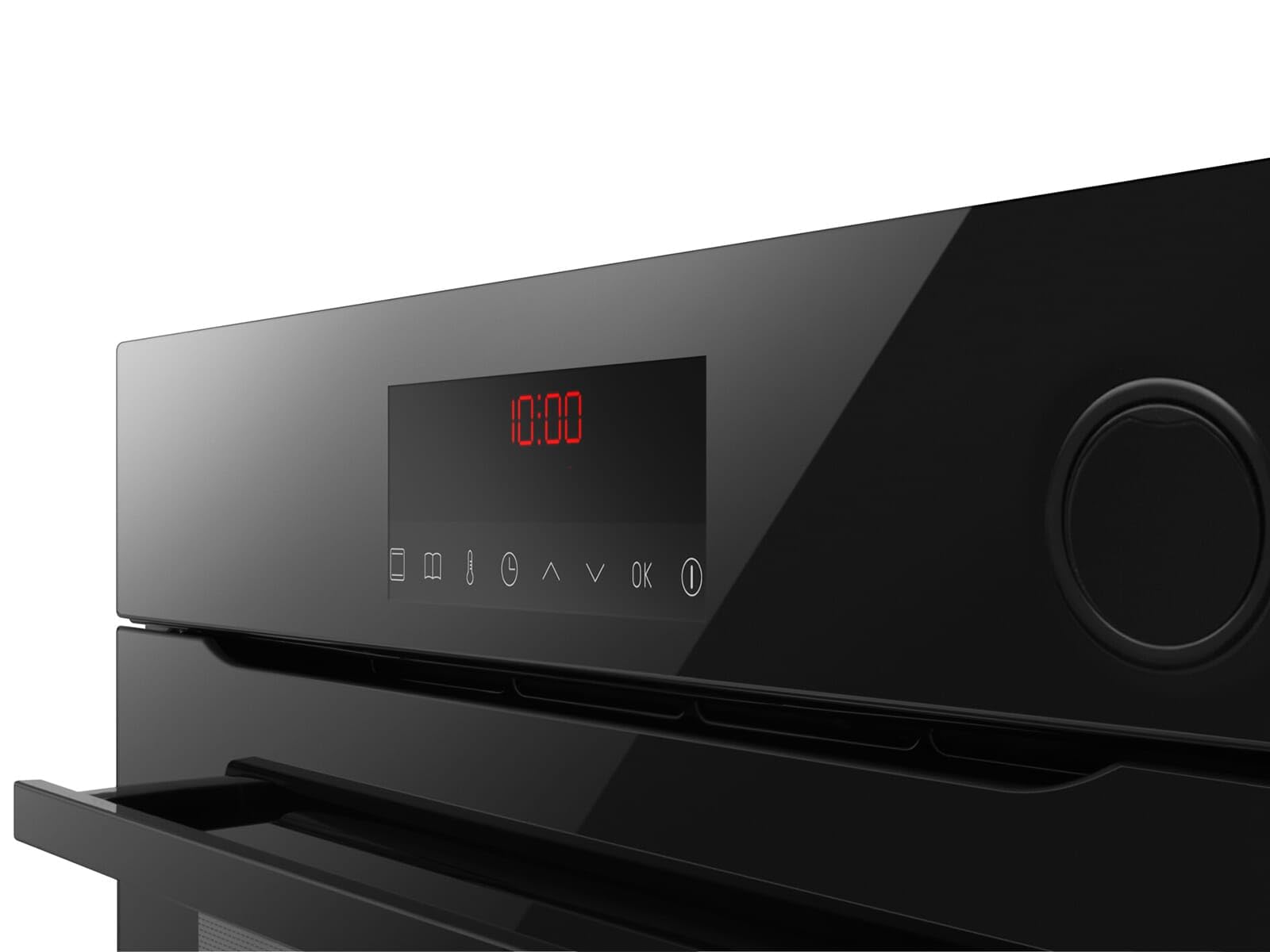 Amica EBSX 949 610 S EEK: A+ Injection-Steam Einbaubackofen, 60 cm breit, 77 L, Dampfgarer, Octa Timer, CoolDoor3, Schwarz