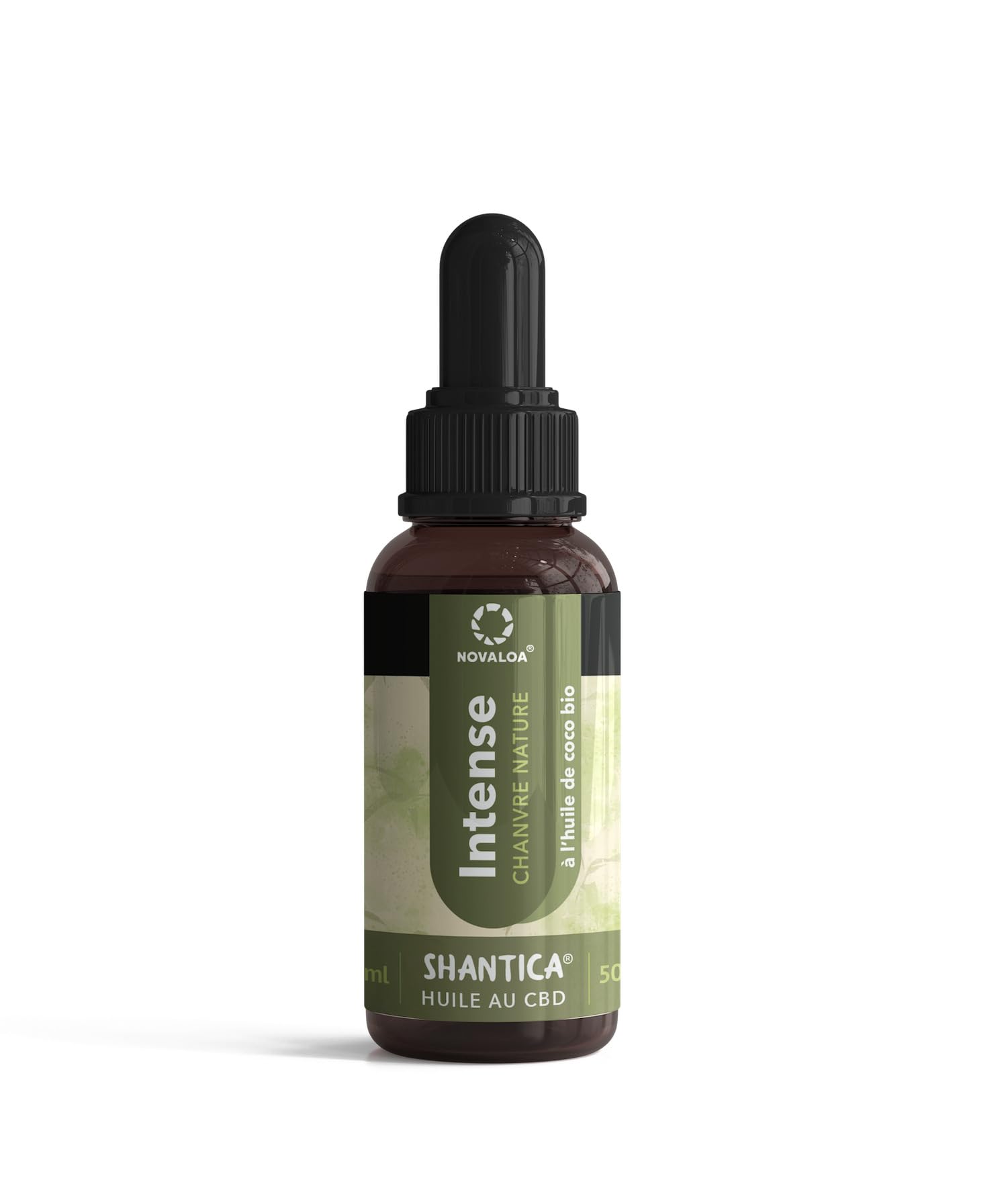 Huile L'Intense - À Partir d'Huile de Graines de Chanvre Pressées à Froid 5000mg - Fabriquée en France - 10 ml