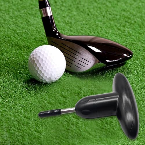 Flylin Golfschlüssel Werkzeug, Driver Schlüssel Golf Driver Treiberschlüssel Golfschläger Drehmomentschlüssel, Ersetzen Golfschuhe Spike Wrench für Club Fahrerwellen Adapter Schwarz