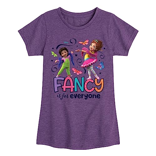Disney - Fancy Nancy - Fancy is for Everyone - Toddler and Youth Girls Short Sleeve Graphic T-Shirt