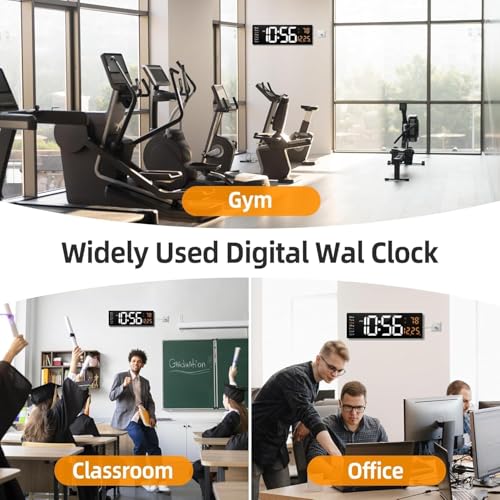 Kupshyat Smart Green LED Digital Wall Clock - Image 7