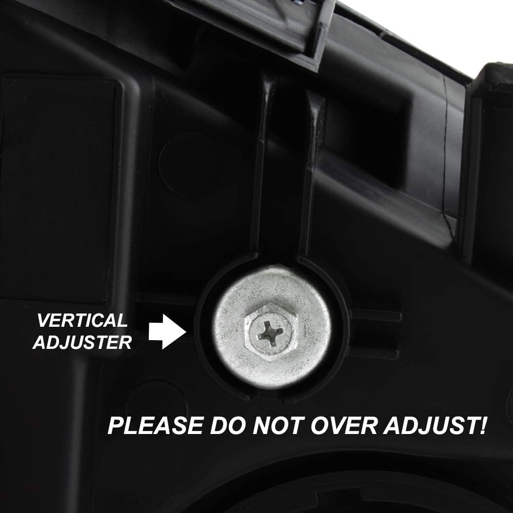 AKKON - [Halogen Style For 2010-2015 Chevy Equinox LS/LT Model Chrome Clear Lens Headlight Driver Left Side