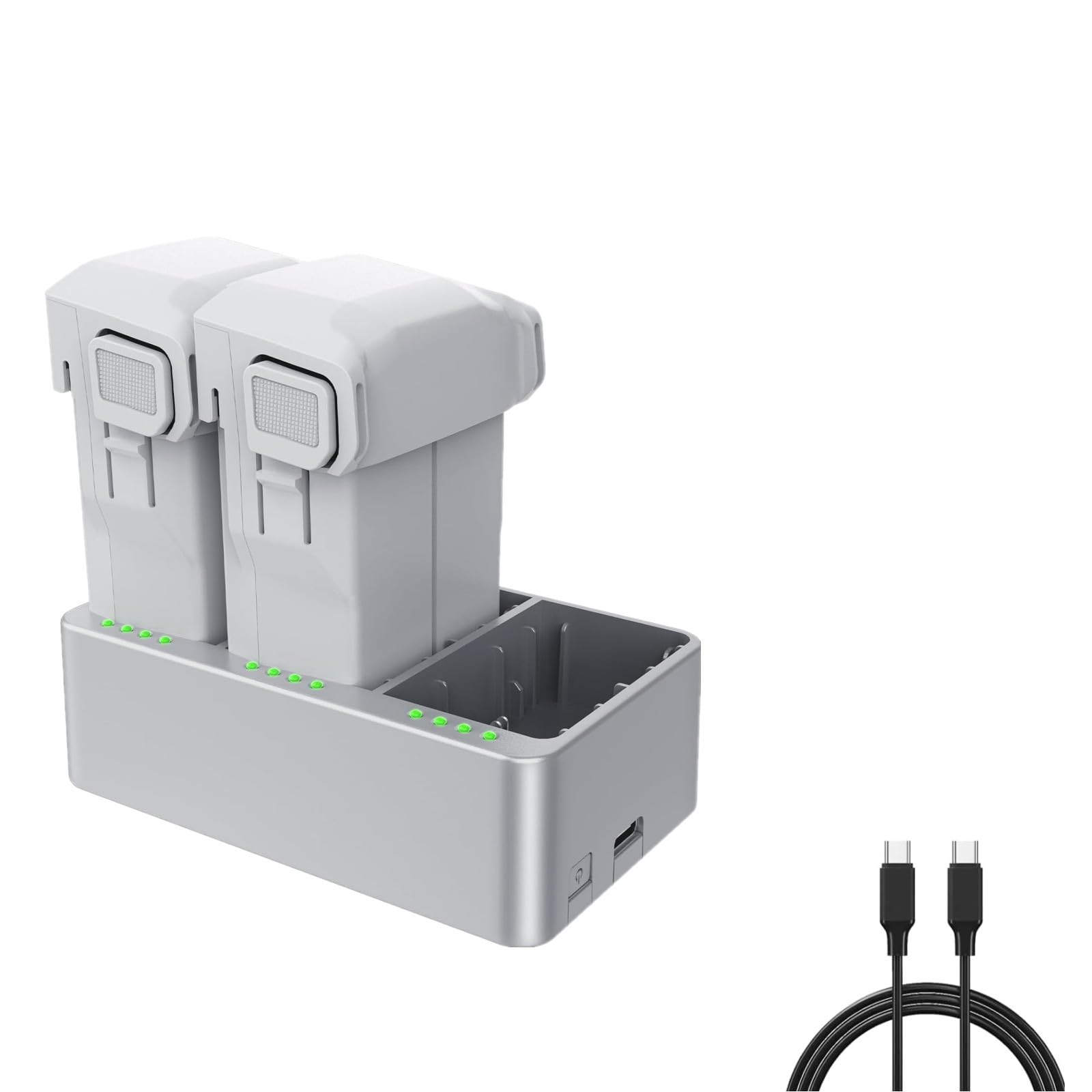 JHTC2 Pack Mini Battery Bundle with Charging Hub, Original DJI Parts for Mini 3 Pro/3 (3850mAh, 47 min of Max Flight Time)