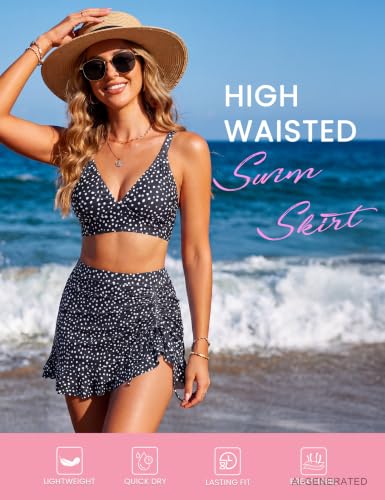 Image of Blooming Jelly Women's High Waisted Bikini Sets Tummy Control Bathing Suit Two Piece Swim Suit 2026 Retro Swimsuit