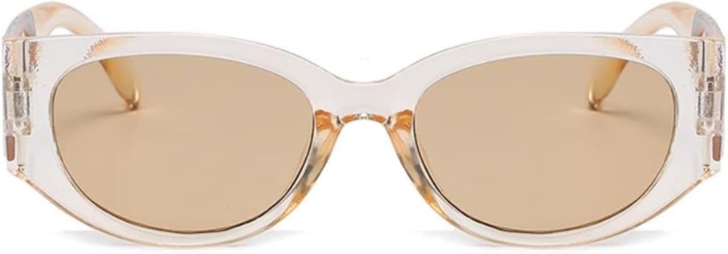 Sunglasses Retro Sunglasses Letters Printed Trend Oval Vintage for Men Women