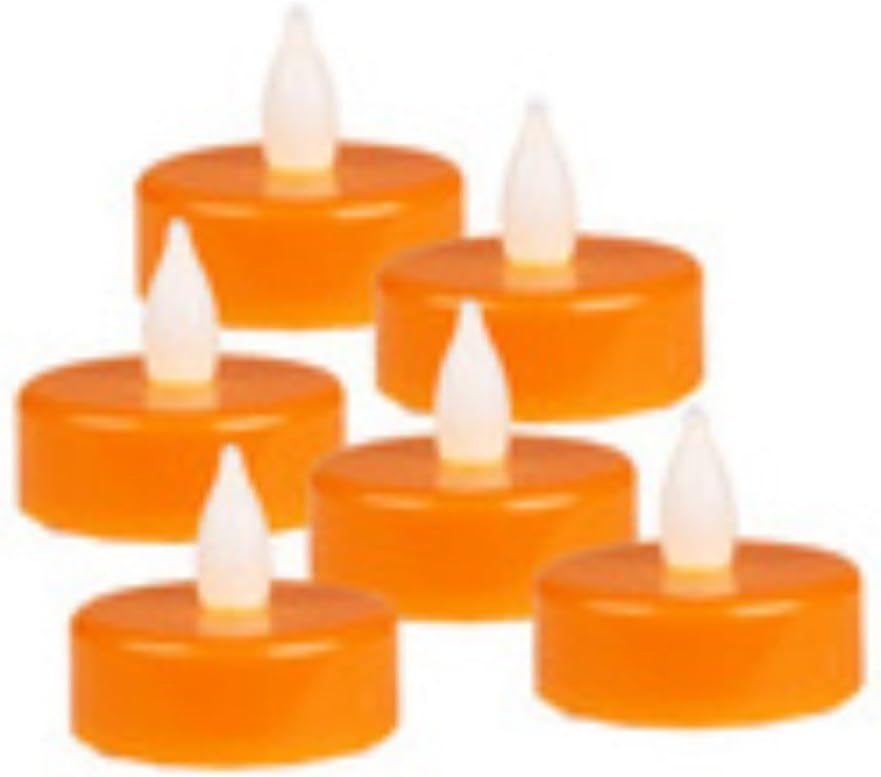 Halloween 2 PK LED Tea Light (3 Packs/Set of 6 Lights)