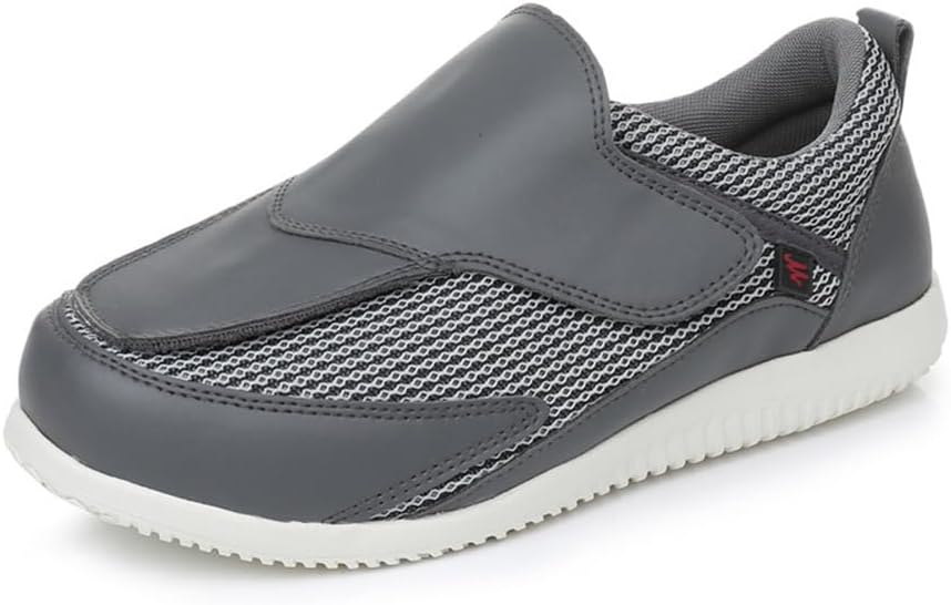 VEACAM Ladies Mesh Diabetic Shoes, Elderly Extra Wide Arthritis Edema Orthopedic Footwear for Swollen Feet Edema
