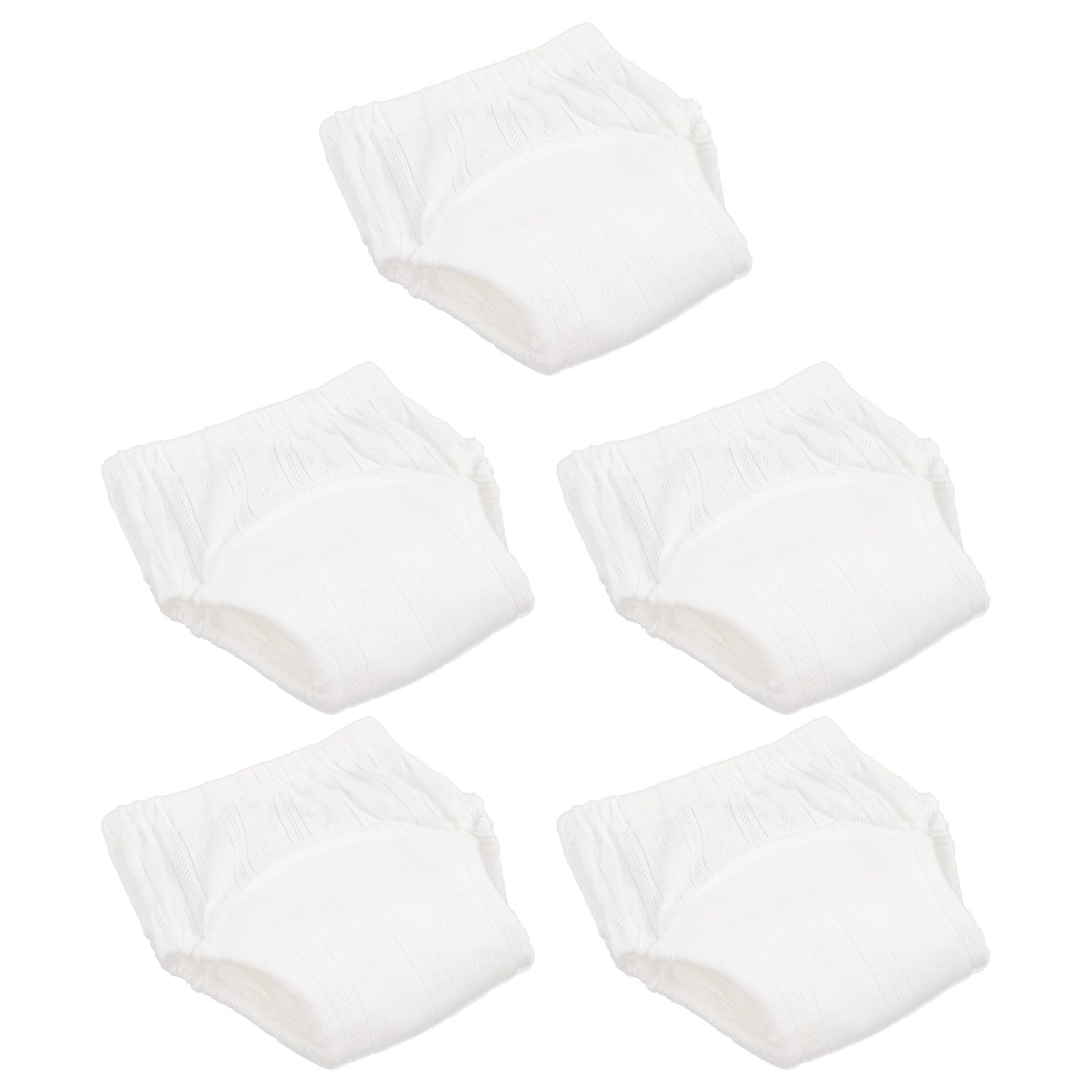 Vaguelly Pantalones de Entrenamiento para Bebés de Algodón 5 Piezas, Calzoncillos Lavables Cómodos Que Mantienen Seco para Bebés de 9-11 Kg