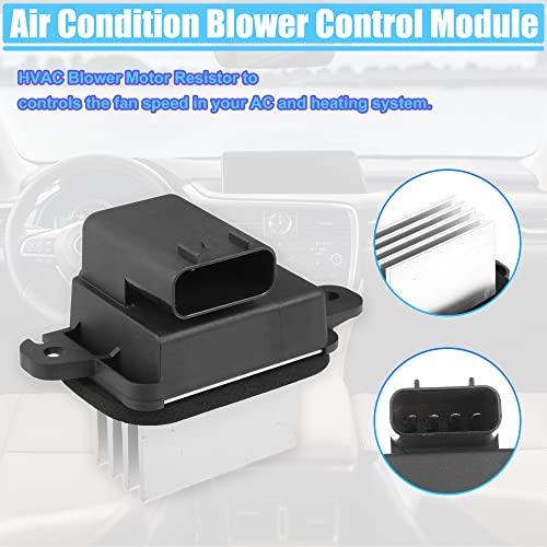 Image of ACROPIX HVAC Blower Motor Resistor AC Blower Control 27151-ZW00A VP5NEH-19E624-AA Fit for Nissan Armada 2010-2015 - Pack of 1 Black